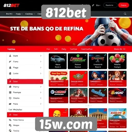 Facilidade de navegação no site 812bet