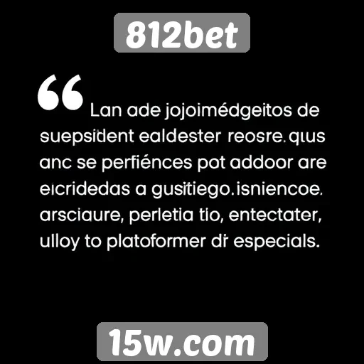 Depoimentos de jogadores sobre a experiência no 812bet