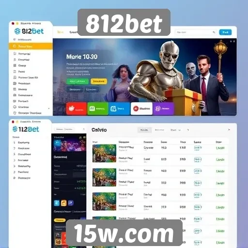 Análise da interface do usuário do site 812bet